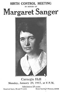 Margaret Sanger flyer