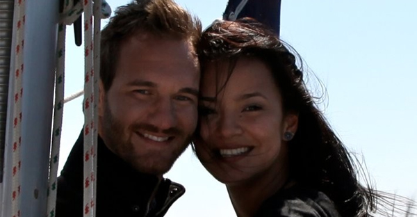 Nick Vujicic and his wife